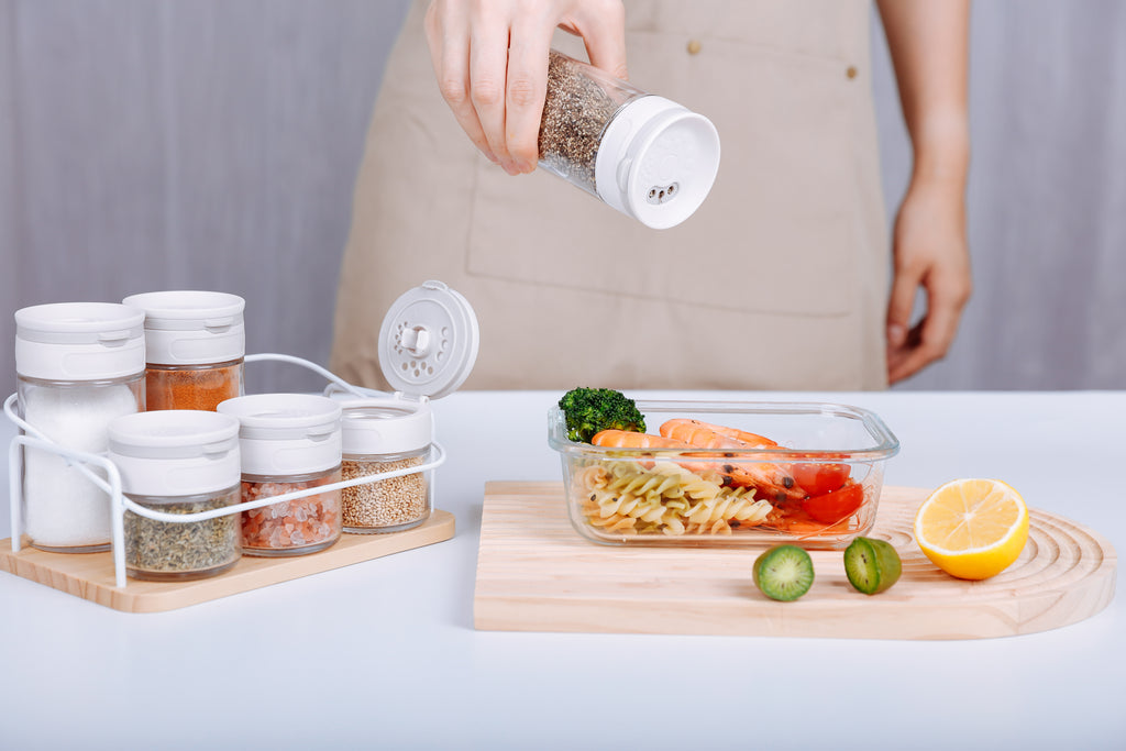 Airtight Heatable Glass Food Storage Container with Silicone Lid – 1040ml