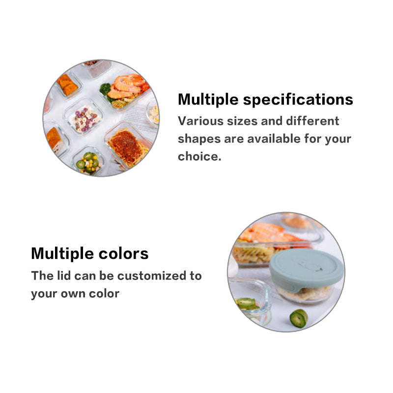 Airtight Heatable Glass Food Storage Container with Silicone Lid – 1040ml